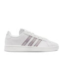 アディダス Adidas 【 Wmns Grand Court Beyond 'White Matte Purple Metallic' Women Cloud...