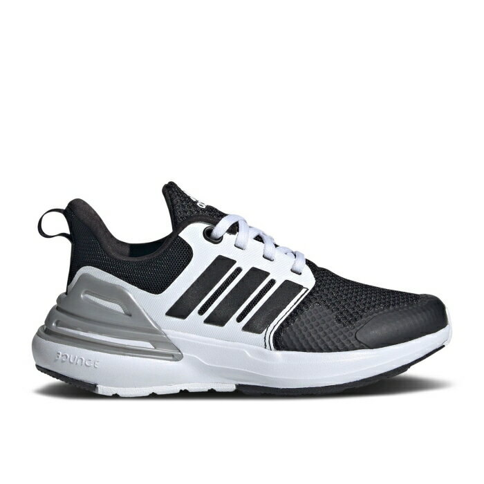 楽天スニケスアディダス Adidas 【 Rapidasport Bounce J 'Black White' Youth Core Black/Cloud White/Core Black 】 バウンス キッズ ベビー マタニティ キッズファッション 靴 スニーカー ジュニア キッズ コア 黒色 ブラック