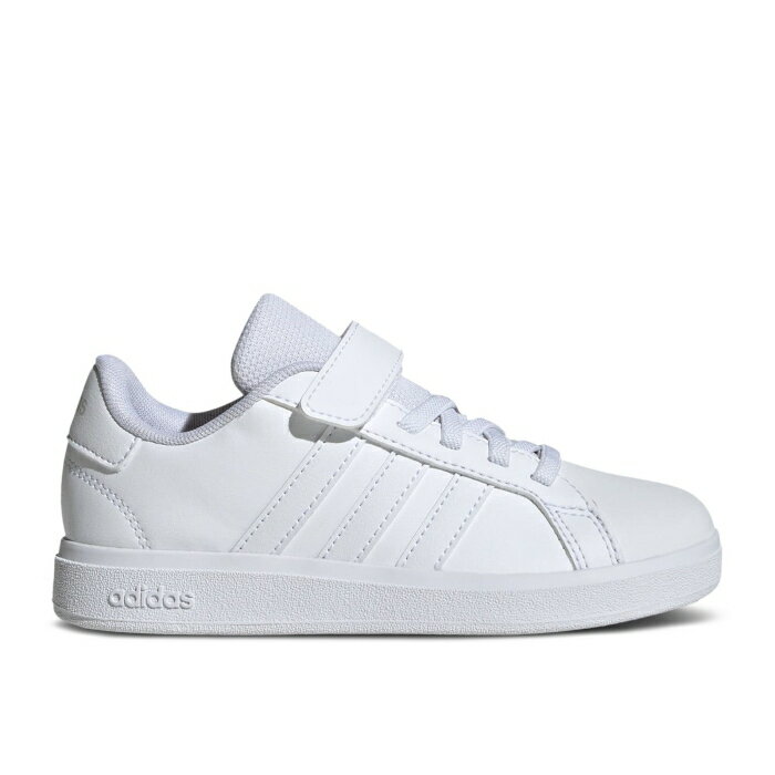 アディダス Adidas 【 Grand Court 2.0 C 'White' Youth Cloud White/Cloud White/Grey One ...
