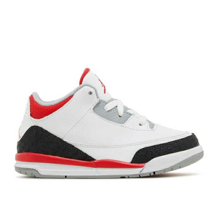ʥ硼 Air Jordan  Jordan 3 Retro Td 'Fire Red' 2013 Infant Whit...