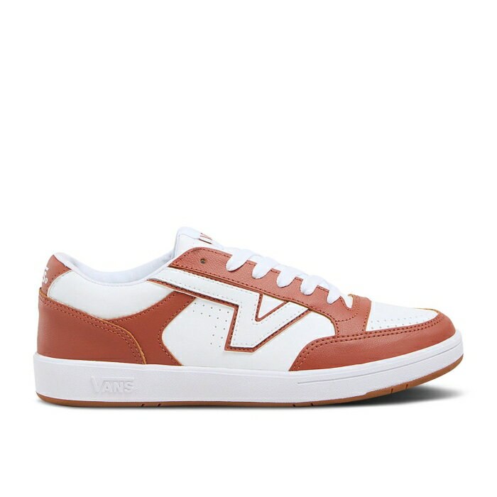ヴァンズ Vans 【 Lowland Leather Comfycush '2-Tone - Auburn' Men Auburn 】 レザー 靴 メンズ靴 ...