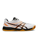 アシックス Asics 【 Court Break 2 'White Black Orange' Men White/Black 】 コート 黒色 ブラック 靴...