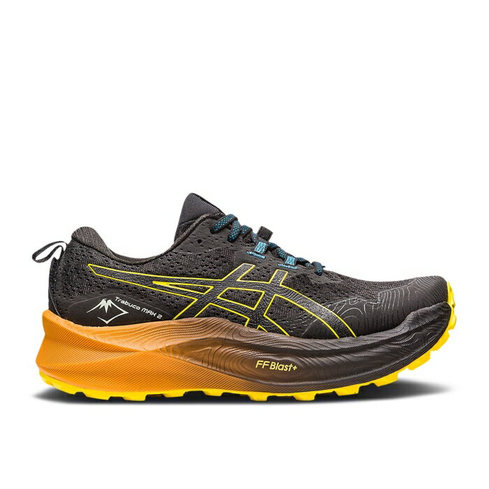 アシックス Asics 【 Trabuco Max 2 'Black Golden Yellow' Men Black/Golden Yellow 】 マックス 靴 メンズ靴 スニーカー メンズ 黒色 ブラック yellow 黄色・イエロー