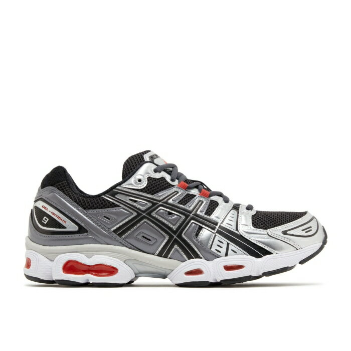 アシックス Asics 【 Gel Nimbus 9 'Graphite Grey Red' Men Graphite Grey/Pure Silver 】 灰色 グレー 靴 メンズ靴 スニーカー メンズ 灰色 グレー ピュア Silver 銀色・シルバー