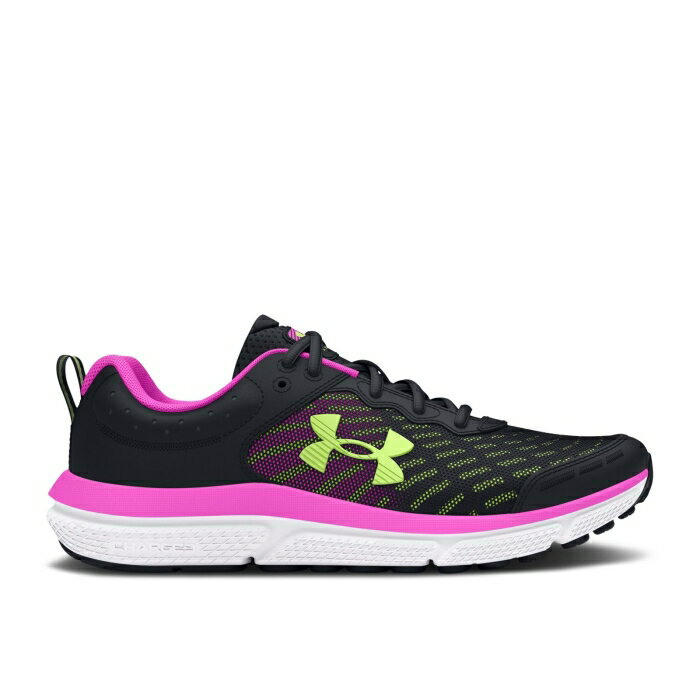 ޡ Under Armour  Assert 10 Ac Gs 'Black Vivid Magenta' Youth Bl...