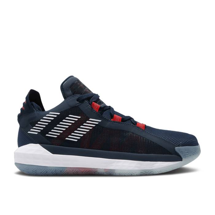 アディダス Adidas 【 Dame 6 Gca 'Team Usa' Men Team Navy Blue/Footwear White/Scarlet 】 靴 メンズ靴 スニーカー メンズ Team チーム 紺色 ネイビー 青色 ブルー 白色 ホワイト