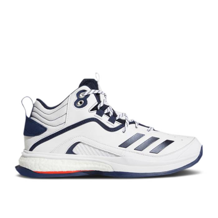アディダス Adidas 【 Icon 6 Turf 'Kage Kicks - Cloud White Navy' Men Cloud White/Team Navy/Hi-Res Red 】 アイコン ターフ 白色 ホワイト 靴 メンズ靴 スニーカー メンズ 白色 ホワイト Team チーム 紺色 ネイビー Re