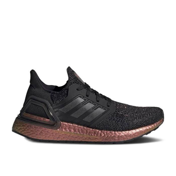 ǥ Adidas  Ultraboost 20 J 'Black Signal Pink' Youth Core Black/Gr...