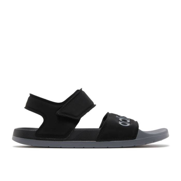 アディダス Adidas 【 Adilette Sandal 'Black Grey' Men Core Black/Grey Five/Core Black 】 アディレッタ 靴 メンズ靴 サンダル その他 メンズ コア 黒色 ブラック 灰色 グレー
