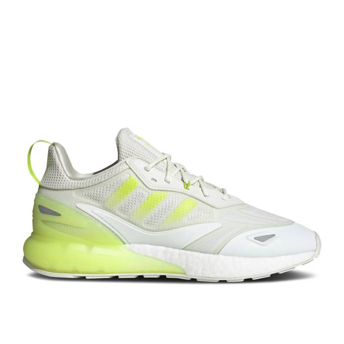 アディダス Adidas 【 Zx 2K Boost 2.0 'White Semi Solar Slime' Men White Tint/Semi Solar Slime/Semi Solar Slime 】 ブースト 靴 メンズ靴 スニーカー メンズ 白色 ホワイト