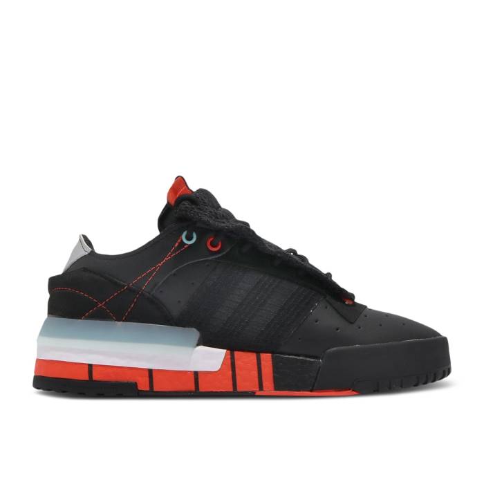 アディダス Adidas 【 Rivalry Rm Low 'Black Solar Red' Men Core Black/Solar Red/Bluzes ...