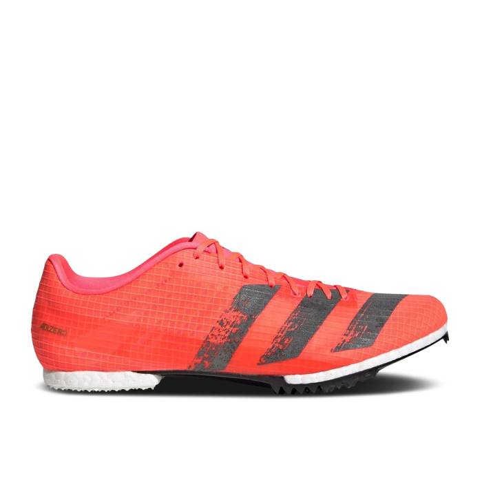 アディダス Adidas 【 Adizero Md 'Signal Pink' Men Signal Pink/Core Black/Copper Metallic 】 アデ..