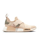 アディダス Adidas 【 Wmns Nmd_R1 Strap 'Halo Blush' Women Halo Blush/Cloud White/Simple Brown 】 ストラップ 靴 レディース靴 スニーカー レディース 白色 ホワイト 茶色 ブラウン