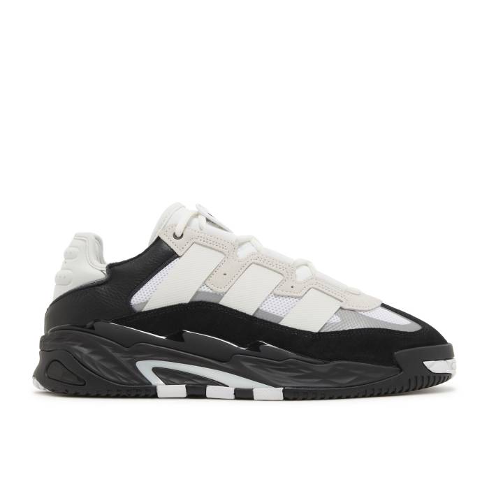 ADIDAS - アディダス Adidas 【 Niteball 'White Black' Men Cloud White/Core Black/Silver Metallic 】 メンズ 白色 ホワイト コア 黒色 ブラック Silver 銀色・シルバー