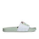 アディダス Adidas 【 Adilette Slide 'Always Original - Linen Green' Men Linen Green/Cl...