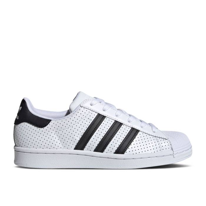 ǥ Adidas  Wmns Superstar 'White Black Perforated' Women Cloud Whi...