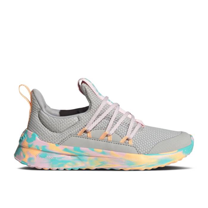 ǥ Adidas  Lite Racer Adapt 5.0 J 'Grey Flash Aqua Camo' Youth Gre...