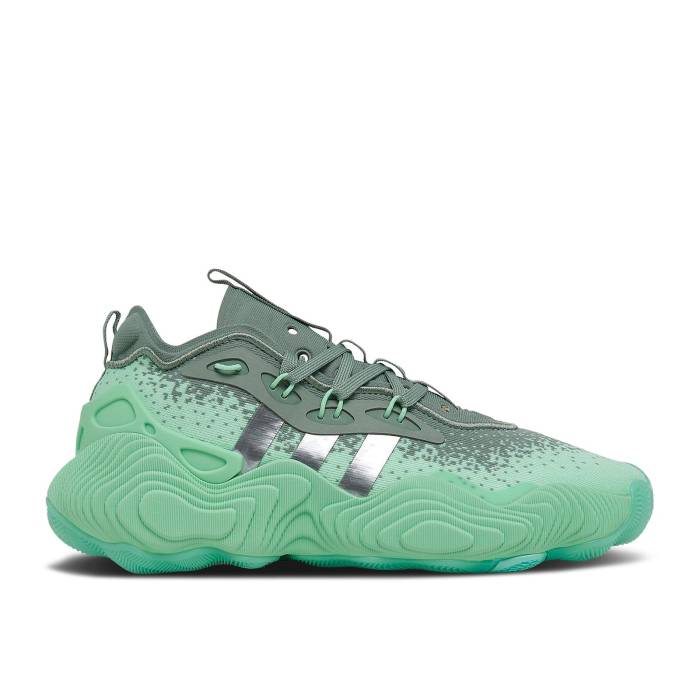 ǥ Adidas  Trae Young 3 J 'Jade' Youth Pulse Mint/Silver Metallic/...