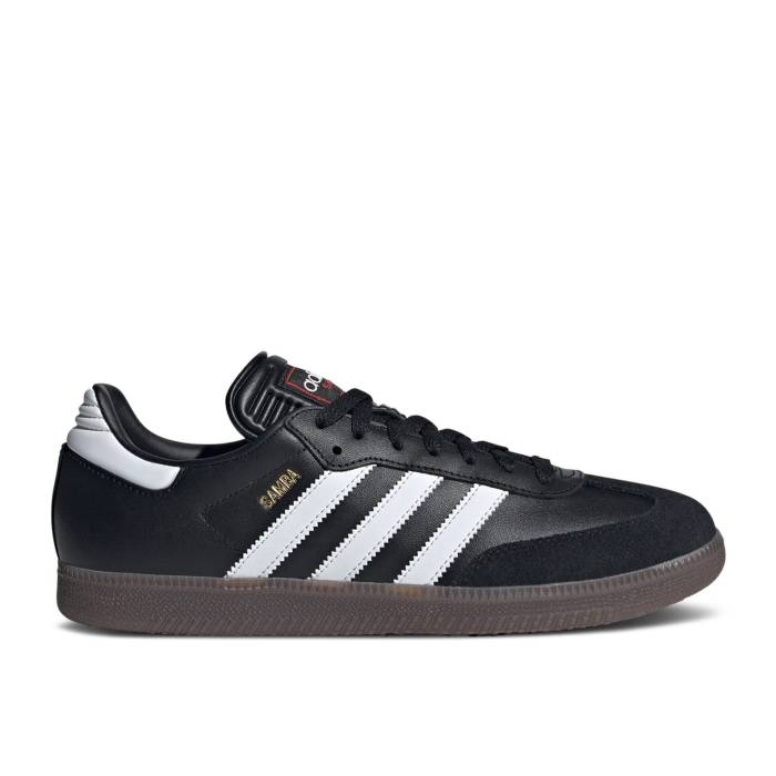 アディダス Adidas 【 Samba Indoor 'Black White Gum' Men Core Black/Cloud White/Vivid Red 】 サンバ 白色 ホワイト 靴 メンズ靴 スニーカー メンズ コア 黒色 ブラック 白色 ホワイト Red 赤・レッド