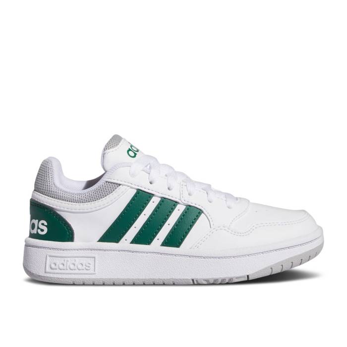 ǥ Adidas  Hoops K 'White Collegiate Green' Youth Cloud White/Coll...