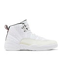 ナイキ エアジョーダン Air Jordan 【 Jordan 12 Retro 'Rising Sun' Men White/Varsity Red-Black 】 レトロ 靴 メンズ靴 スニーカー メンズ 白色 ホワイト