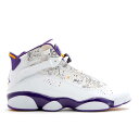 ナイキ エアジョーダン Air Jordan 【 6 Rings 'Hollywood' Men White/Court Purple-Taxi-Silver ...
