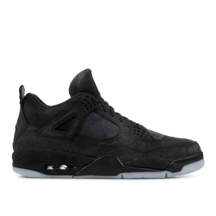 ナイキ エアジョーダン Air Jordan 【 Kaws X Jordan 4 Retro 'Black' Men Black/Black/Clear Glo...