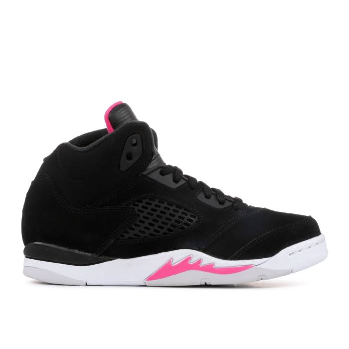ナイキ エアジョーダン Air Jordan 【 Jordan 5 Retro Gp 'Black Deadly Pink' Youth Black/Black/Deadly Pink/White 】 レトロ キッズ ベビー マタニティ キッズファッション 靴 スニーカー ジュニア キッズ 黒色 ブ