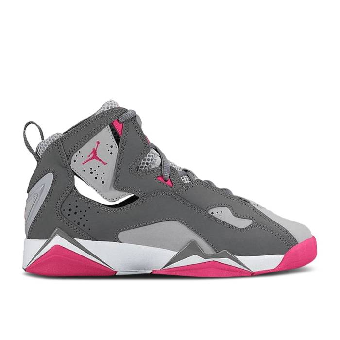 ʥ硼 Air Jordan  Jordan True Flight Gg 'Cool Grey Pink' Youth ...