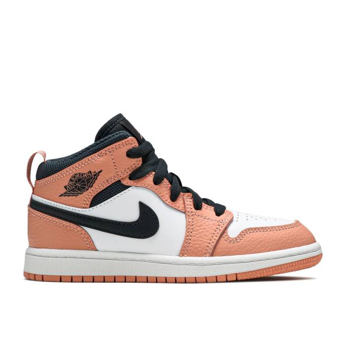 ʥ硼 Air Jordan  Jordan 1 Mid Ps 'Pink Quartz' Youth Pink Quar...