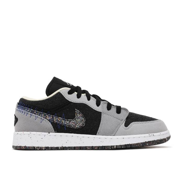 ʥ硼 Air Jordan  Jordan 1 Low Se Gs 'Crater' Youth Light Smoke...