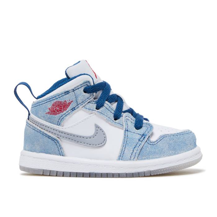 ʥ硼 Air Jordan  Jordan 1 Mid Se Td 'French Blue' Infant Frenc...