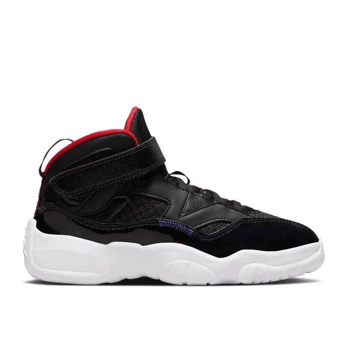 楽天スニケスナイキ　エアジョーダン Air Jordan 【 Jumpman Two Trey Ps 'Bred' Youth Black/Dark Concord/White/True Red 】 Jumpman ジャンプマン キッズ ベビー マタニティ キッズファッション 靴 スニーカー ジュニア キッズ