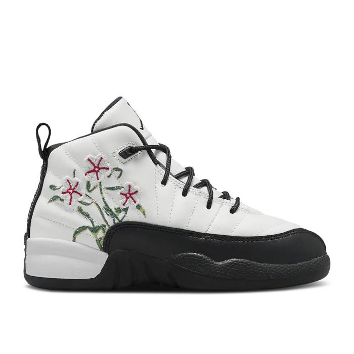 ʥ硼 Air Jordan  Jordan 12 Retro Ps 'Floral' Youth White/Vivid...