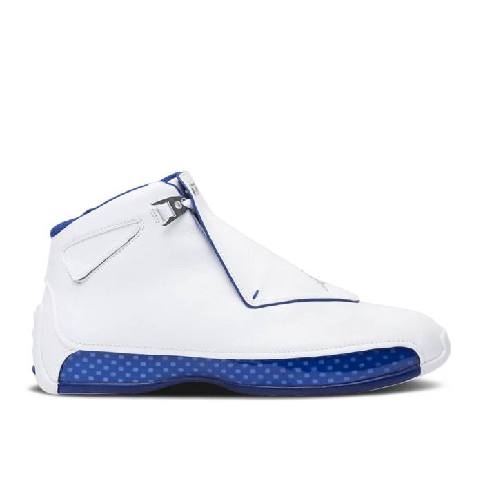ʥ硼 Air Jordan  Jordan 18 Retro 'White Sport Royal' Sample Men White/Me...