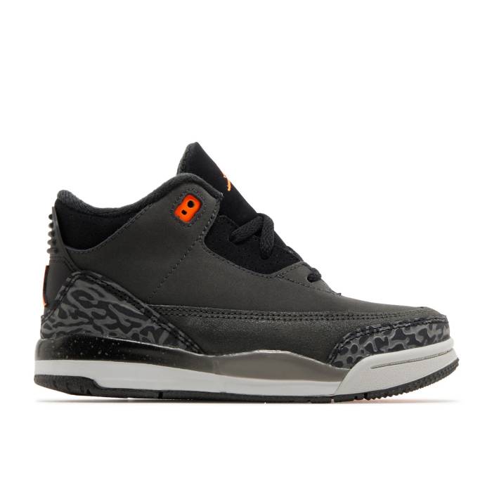 ナイキ エアジョーダン Air Jordan 【 Jordan 3 Retro Td 'Fear' 2023 Infant Night Stadium/Total Orange/Black 】 レトロ キッズ ベビー マタニティ ベビーファッション 靴 スニーカー ベビー ナイト スタジアム or