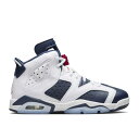 ナイキ エアジョーダン Air Jordan 【 Jordan 6 Retro Gs 'Olympic' 2024 Youth White/Varsity Red/Midnight Navy 】 レトロ キッズ ベビー マタニティ キッズファッション 靴 スニーカー ジュニア キッズ 白色 ホワ(4)