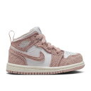 ナイキ エアジョーダン Air Jordan 【 Jordan 1 Mid Se Td 'Legend Pink' Infant White/Sail/Lege...