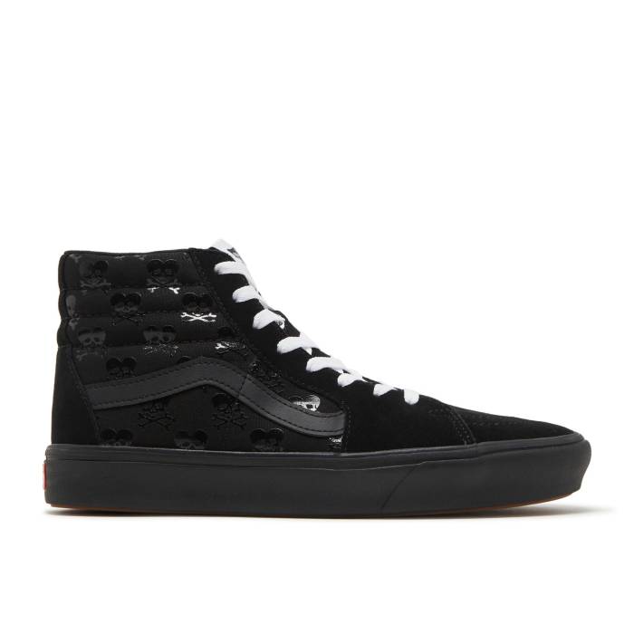 楽天スニケスヴァンズ Vans 【 Comfycush Sk8-Hi 'Coldhearted' Men Black/True White 】 スケートハイ 靴 メンズ靴 スニーカー メンズ 黒色 ブラック 白色 ホワイト