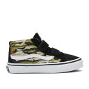 ヴァンズ Vans 【 Sk8-Mid Reissue V Kids 'Painted Camo Green' Youth 】 カモ柄 キッズ ベビー マタニテ...