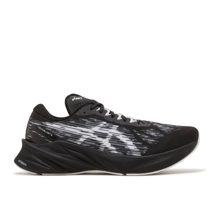 アシックス Asics 【 Novablast 3 'Black White' Men Black/White 】 靴 メンズ靴 スニーカー メンズ 黒色 ブラック 白色 ホワイト