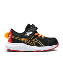 アシックス Asics 【 Contend 9 Ts School Yard 'Black Orange Pop' Infant Black/Orange Pop 】 ヤード orange 橙・オレンジ キッズ ベビー マタニティ ベビーファッション 靴 スニーカー ベビー 黒色 ブラック orange