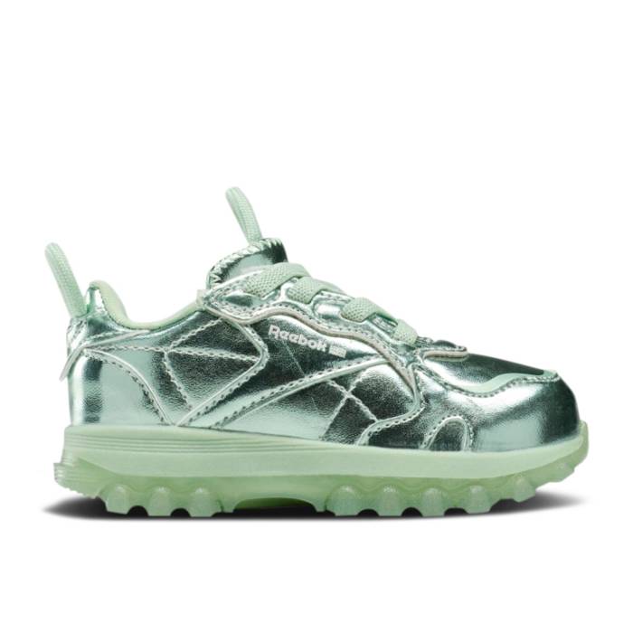 リーボック Reebok 【 Cardi B X Classic Leather Toddler 'Semi Pixel Mint' Infant Semi Pixel Mint/Semi Pixel Mint/Silver Metallic 】 クラシック レザー ベビー 赤ちゃん用 キッズ ベビー マタニティ ベビーファッション
