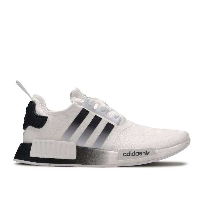 アディダス Adidas 【 Nmd_R1 'White Black Gradient' Men Cloud White/Core Black/Cloud White 】 黒色 ブラック 靴 メンズ靴 スニーカー メンズ 白色 ホワイト コア 黒色 ブラック