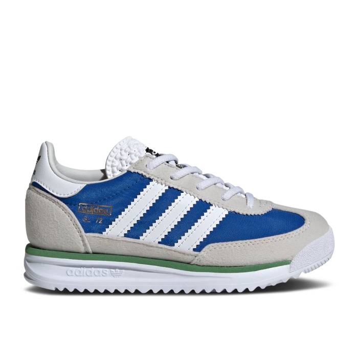 ǥ Adidas  Sl72 Rs El C 'Blue White Grey' Youth Blue/Cloud White/G...