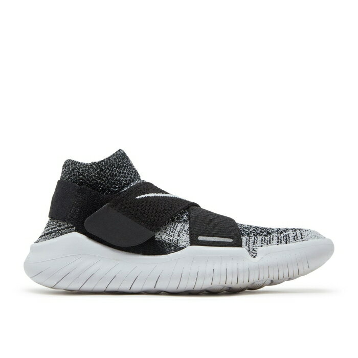ʥ Nike  Free Run Motion Flyknit 2018 'Black' Men Black/White  ե꡼  ե饤˥å ...