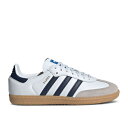 アディダス Adidas 【 Samba Og Big Kid 'White Night Indigo Gum' Youth Cloud White/Night...