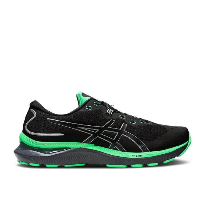 アシックス Asics 【 Gel Cumulus 24 Lite-Show 'Black New Leaf' Men Black/New Leaf 】 靴 メンズ靴 スニーカー メンズ 黒色 ブラック