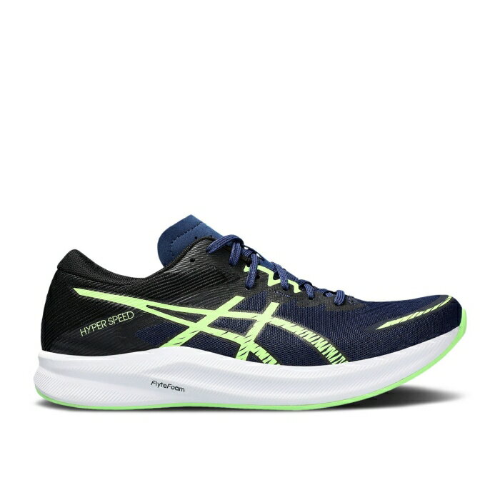 アシックス Asics 【 Hyper Speed 3 2E Wide 'Blue Expanse Illuminate Green' Men Blue Expanse/Illuminate Green 】 Speed スピード 靴 メンズ靴 スニーカー メンズ 青色 ブルー green 緑・グリーン