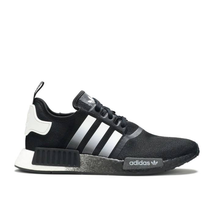 アディダス Adidas 【 Nmd_R1 'Black Silver' Men Core Black/Cloud White/Core Black 】 靴 メンズ靴 スニーカー メンズ コア 黒色 ブラック 白色 ホワイト